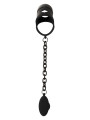 Cage à pénis avec plug anal - Black Velvets 