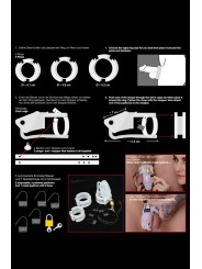 Cage de chasteté en silicone 15 pièces - You2Toys