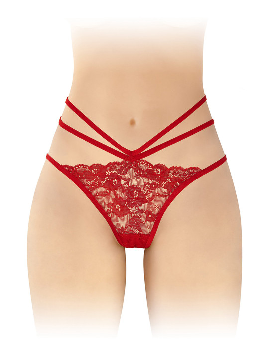 Culotte ouverte  Nadia - rouge