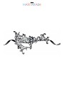 Loup broderie souple Croissant de lune