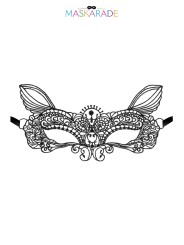 Loup broderie souple Pleine Lune