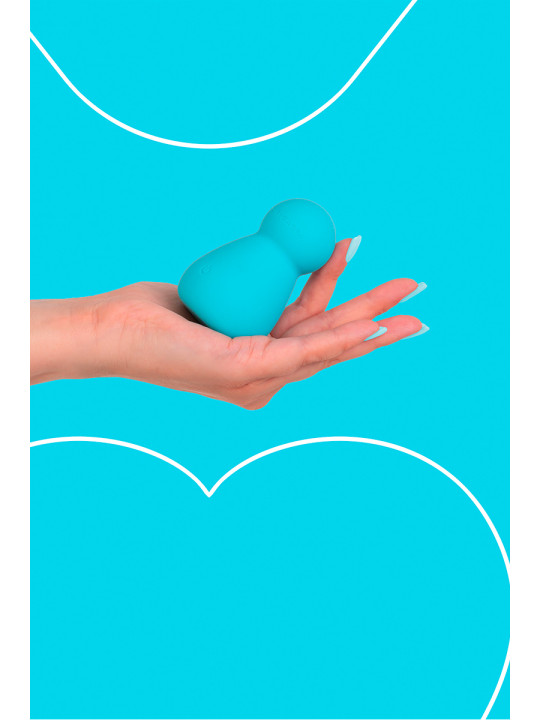 Mini vibro rechargeable Applust bleu - FairyGasm