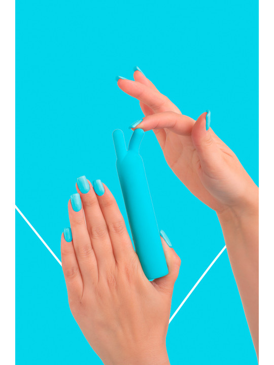 Mini vibro rechargeable BlissStars bleu - FairyGasm
