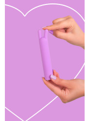 Mini vibro rechargeable BlissStars violet - FairyGasm