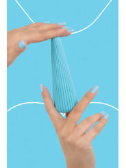 Vibro rechargeable IcyCone bleu - FairyGasm