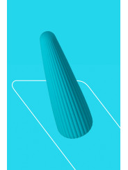 Vibro rechargeable IcyCone bleu - FairyGasm