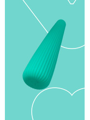 Vibro rechargeable IcyCone vert - FairyGasm