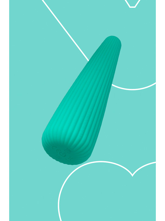 Vibro rechargeable IcyCone vert - FairyGasm
