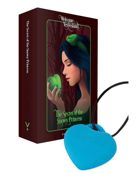 Stimulateur pendentif PleasureStone bleu - FairyGasm