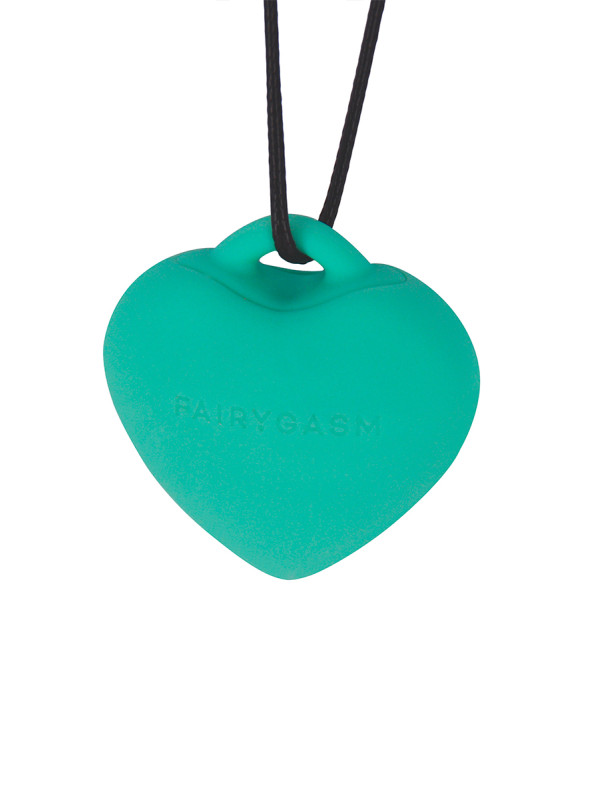 Stimulateur pendentif PleasureStone vert - FairyGasm