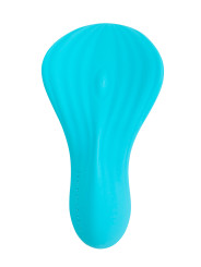 Mini vibro rechargeable SilkenTouch bleu - FairyGasm