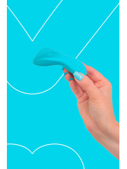 Mini vibro rechargeable SilkenTouch bleu - FairyGasm