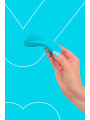 Mini vibro rechargeable SilkenTouch bleu - FairyGasm