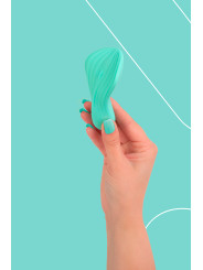 Mini vibro rechargeable SilkenTouch vert - FairyGasm