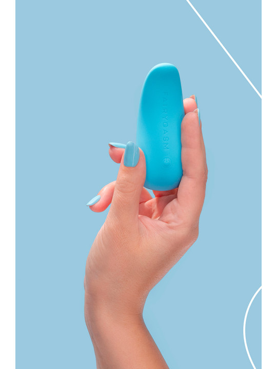 Mini vibro rechargeable ThrillLeaf bleu - FairyGasm