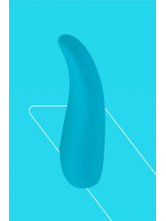 Mini vibro rechargeable ThrillLeaf bleu - FairyGasm
