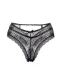 Tanga noir dentelle - Paris Hollywood