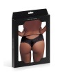 Tanga noir dentelle - Paris Hollywood