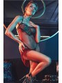 Robe lingerie rouge et noire Fantasme - Anaïs