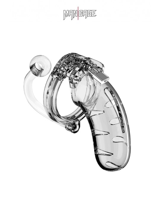 Cage de chasteté 11,5cm avec plug - ManCage 11