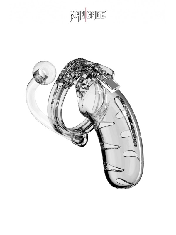 Cage de chasteté 11,5cm avec plug - ManCage 11