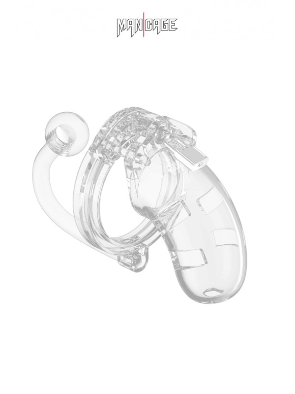 Cage de chasteté 9cm avec plug - ManCage 10