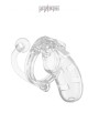 Cage de chasteté 9cm avec plug - ManCage 10