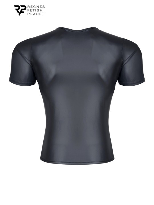 T-shirt wetlook noir - Regnes