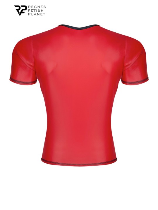 T-shirt wetlook rouge - Regnes