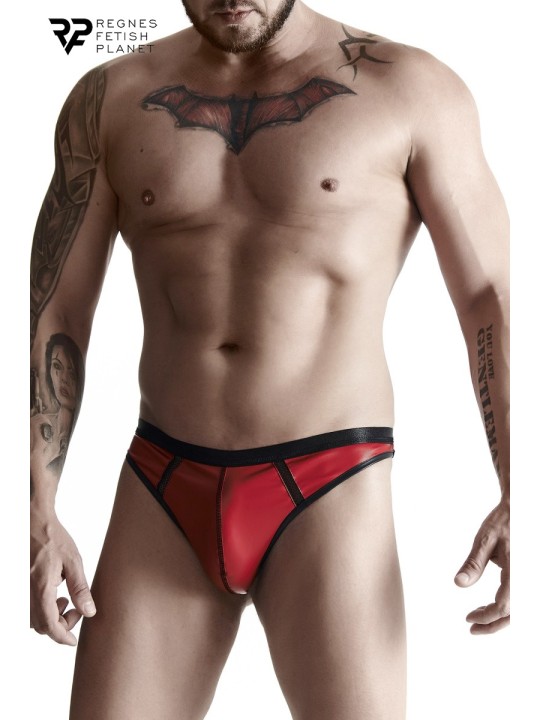 String en wetlook rouge - Regnes