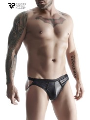 Jock strap noir wetlook - Regnes