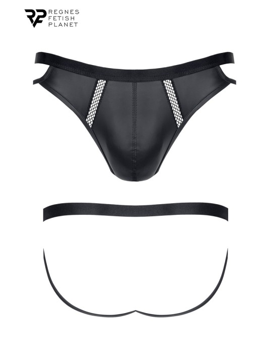 Jock strap noir wetlook - Regnes