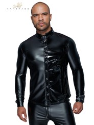 Chemise wetlook et vinyle H064