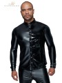Chemise wetlook et vinyle H064