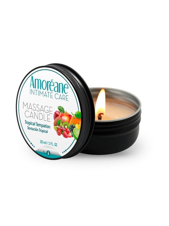 Bougie de massage fruits exotiques - Amoreane