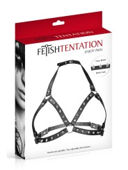 Harnais poitrine à pointes - Fetish Tentation