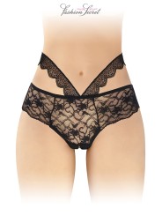 Culotte ouverte noire Marie - Fashion Secret