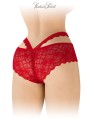 Culotte ouverte rouge Marie - Fashion Secret