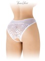 Tanga blanc ouvert Ava - Fashion Secret