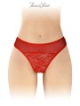 Tanga rouge ouvert Ava - Fashion Secret