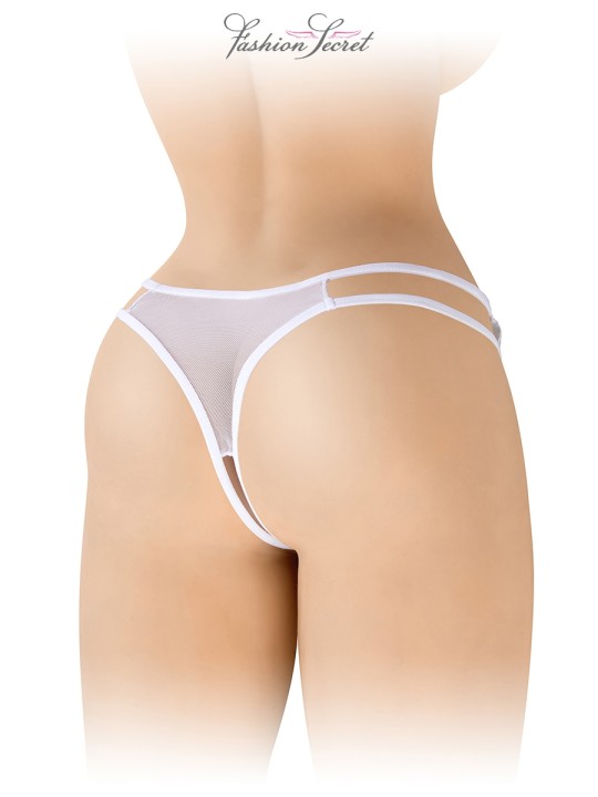 String blanc ouvert Victoria - Fashion Secret