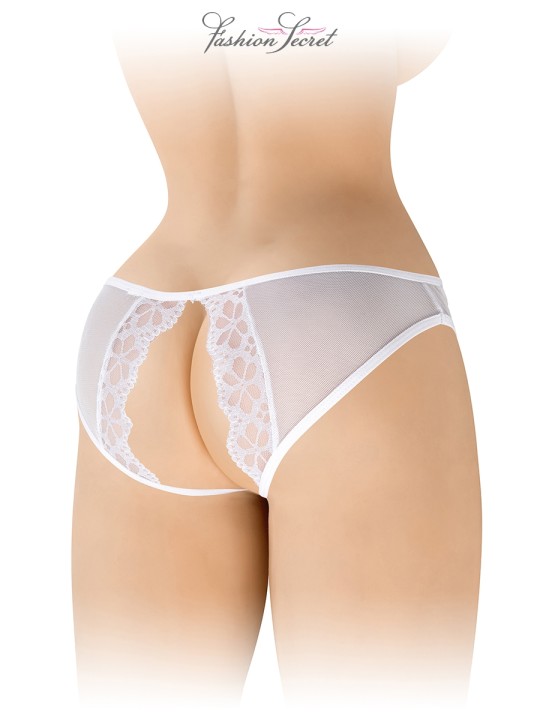 Culotte blanche ouverte Ambre - Fashion Secret