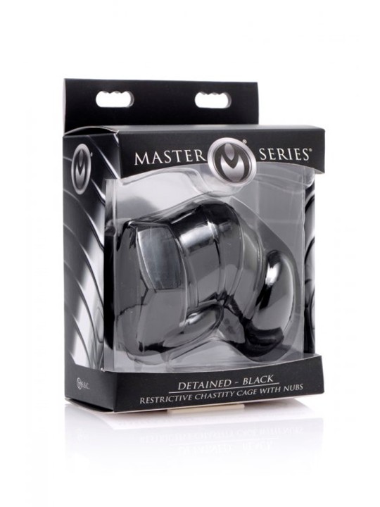 Cage de chasteté restrictive noire - Master Series