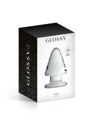 Plug anal verre Glossy Toys n° 23 Clear