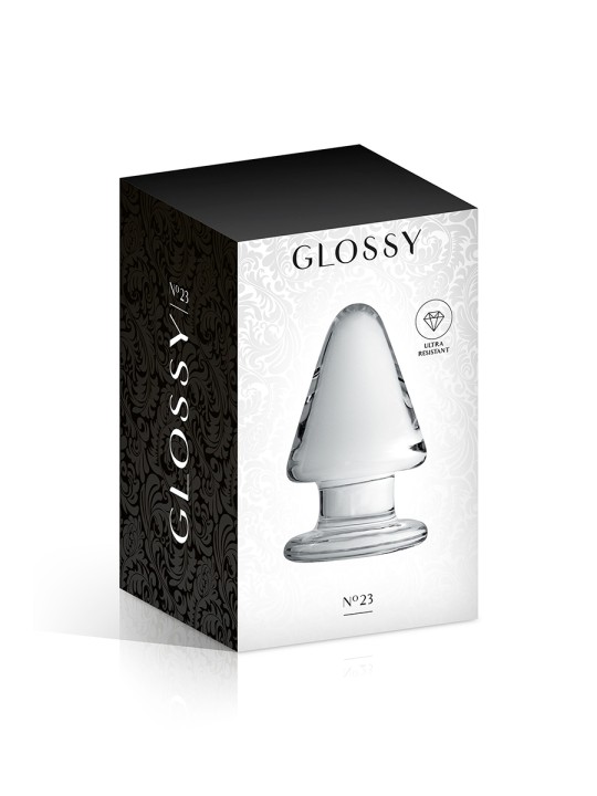 Plug anal verre Glossy Toys n° 23 Clear