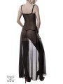 Set déshabillé tulle et dentelle 2 pièces - Grey Velvet