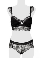 Ensemble culotte et balconnet dentelle - Grey Velvet