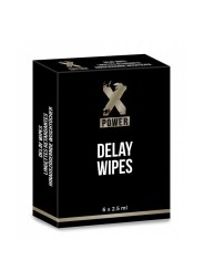 6 lingettes retardantes - XPOWER