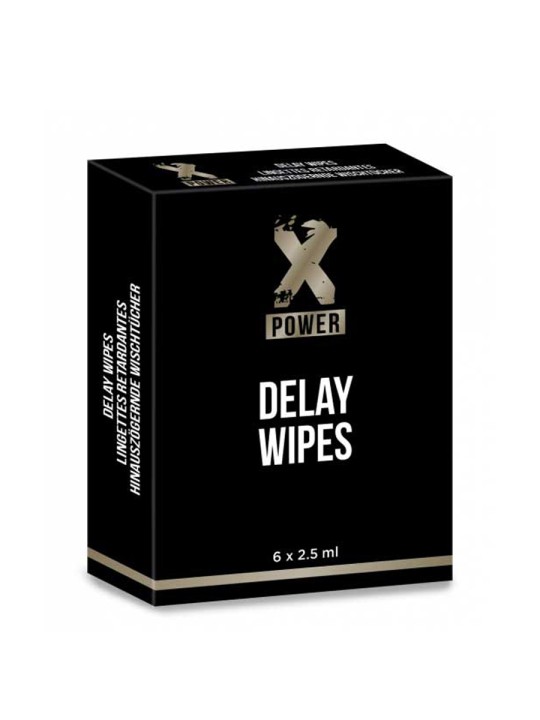 6 lingettes retardantes - XPOWER