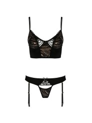 Ensemble culotte à jarretelles et bustier Lara - Casmir